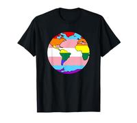 Eco LGBTQ+ activiste Vert Militant pour Le Climat Drapeau T-Shirt