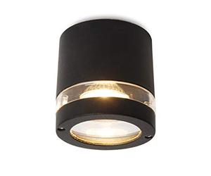 Eco Light Plafonnier moderne Focus, IP44 pour l'extérieur 6042 Gr