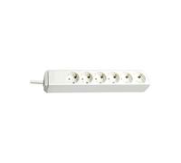 Brennenstuhl Multiprise Eco-Line Coupe-circuit 6 prises 1,5 m Blanc