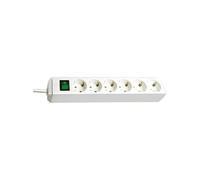Eco-Line - Coupe-circuit - connecteurs de sortie : 6 - 1.5 m cordon - blanc