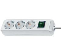Eco-Line Euro 3 Gang D'Extension, 5M, Blanc - BRENNENSTUHL