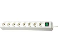 Eco-Line Euro 8 Prise D'Extension, 3m, Blanc - BRENNENSTUHL