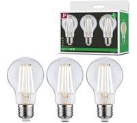 Paulmann 29132 Eco-Line Filament 230V ampoule LED E27 pack de 3 3x840lm 3x4W 3000K Clair ampoule
