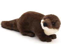 Eco-Line Loutre Debout En Peluche 100% Recyclée Longueur 25 Cm