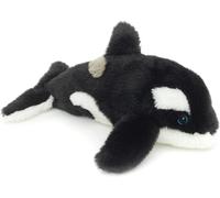 Eco-Line-Orca-Matériau 100% Recyclé-25 Cm (Longueur)-Baleine En Peluche,Orque-Peluche,Doudou