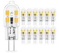 Eco.Luma Ampoule G4 LED 12V AC/DC, 2W Equivalent 10W 20W Halogène Lampe, COB LED Chip, 210LM, Blanc Chaud 2800K, 360° Angle de Faisceau, Non-Dimmable, Pack de 10