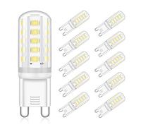 Eco.Luma G9 LED Ampoule 5W Équivalent 30W 40W Halogène Blanc Froid 6000K, AC220-240V G9 LED Lampe, Non-Dimmable Pas de Scintillement Ampoule LED G9 Lampe, 360° Angle de Faisceau, Lot de 10