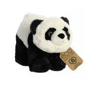 Aurora, 35012, Eco Nation, Panda, 23 cm, Peluche, Noir & Blanc