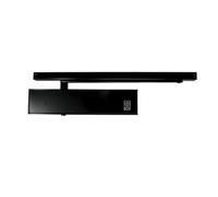 ECO Newton TS-31 GS-B Ferme-porte avec rail coulissant - Force de fermeture EN 1-3 - Plaque de montage incluse - Ferme-porte supérieur RAL 9005 noir profond - Pour portes intérieures et extérieures