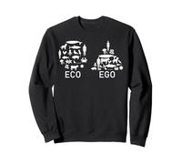 ECO Not Ego Animal Rights Cadeau végétalien pour végétaliens Sweatshirt