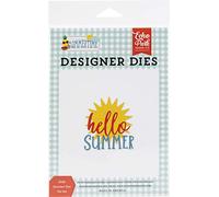 Éco Park Paper Company Matrice de découpe en papier Hello Summer Sun, Summertime, Taille unique