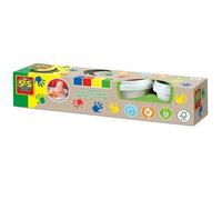 Eco peinture à doigts 4 couleurs - SES CREATIVE - Colouring and painting - Peinturer - Activité créative peinture - Age : 2+