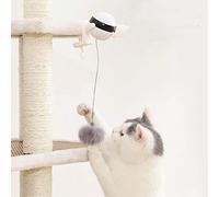 ECO PET SUPPLY Jouet automatique pour chat avec mouvement Yo-Yo électrique, design à pince, attache balle en peluche pour jeu interactif