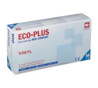 Eco-Plus Gants en vinyle Gr. M non stérile sans poudre blanc Gant(S) 100 pc(s)