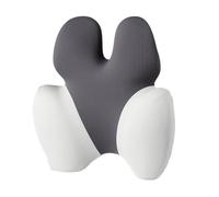 Eco Pursleep Coussin Lombaire en Mousse à Mémoire de Forme - Coussin Ergonomique de Soutien pour Bureau & Fauteuil Gaming | Certifié Oeko-TEX & CertiPUR-US