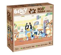 ECO-PUZZLE 60 PCS DOUBLE FACE BLUEY