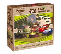 Eco-puzzle 60 pcs double face cars multicolore TU