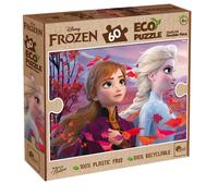 Eco-puzzle 60 Pcs Double Face Frozen 2 Multicolore