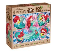 Eco-puzzle 60 pcs double face little mermaid multicolore TU