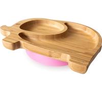 Eco Rascals Bol en bambou avec ventouse Eléphant rose