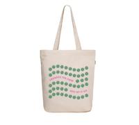 Eco Right Aesthetic Canvas Tote Bags for Women, Reusable Tote Bag with Zip, Ideal for Grocery, Shopping, Travel, School