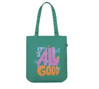 Ecoright Aesthetic Tote Bag, Premium Tote Bags for Women, 100% Organic Cotton Tote Bag with Zip for Travel, College, Gifts & Daily Use