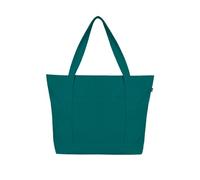 Eco Right Canvas Tote Bag for Women with Zip & Inner Pocket, 100% Organic Cotton Tote Bags for Men, Shopping, Beach