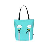 Eco Right classiques en toile de étanche coton imprimée chic Sac fourre-tout avec fermeture éclair, sac de plage, sac a main femmes tendance, sac cadeau