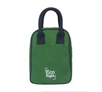 Eco Right sac isotherme repas boite, sac lunch box, Sac fourre-tout réutilisable en toile de coton Lunch bag et isotherme et lavable avec fermeture éclair pour hommes, femmes, adultes, enfant