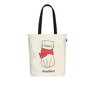 Ecoright Sacs Fourre Tout En Toile Pour Femme, Sac Fourre Tout Réutilisable Cabas Fermeture Eclair, Idéal Pour L'épicerie