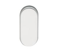 ECO Rosace aveugle BL (cache obturateur) - 70 x 33 x 7 mm - Vis cachée - Rosace de protection en aluminium anodisé argenté