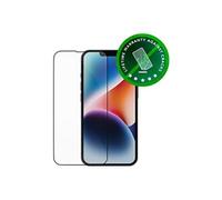 Eco-shield - Protection d'écran pour téléphone portable - couleur de cadre noir - pour Apple iPhone 13, 13 Pro, 14, 16e