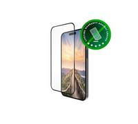 Eco-shield - Protection d'écran pour téléphone portable - verre - couleur de cadre noir - pour Apple iPhone 16