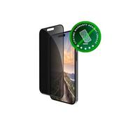 Eco-shield - Protection d'écran pour téléphone portable - vrac - avec filtre de confidentialité - couleur de cadre noir - pour Apple iPhone 16 Pro,