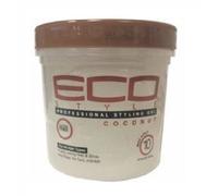 Eco Style – Gel fixateur – Huile de coco sans alcool – Forte – 473 ml