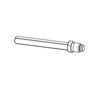 ECO Stylo de changement de rouleau carré 8 mm pour bouton de porte/bouton de porte Filetage M12 8 x 83 mm Acier galvanisé