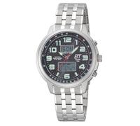 Eco Tech Time Montre Solaire pour Homme Hunter II EGS-11302-22M Minuteur Mondial