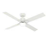 Éco Ventilateur de plafond avec Télécommande Mila Blanc DC Plafonnier LED 132cm
