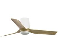 Éco Ventilateur de plafond avec Télécommande Mini Punt Tub Blanc Érable DC Fan
