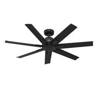 Éco Ventilateur de plafond avec Télécommande Sahira Noir Ventilateur DC Moteur
