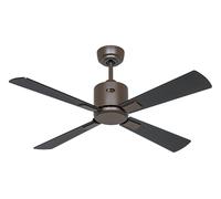 Éco Ventilateur de plafond Télécommande DC Fan Smart NEO 103cm Bronze Noir Teck