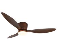 Éco Ventilateur plafond avec LED Éclairage Variateur Télécommande Armando Bois