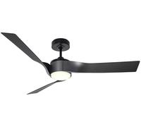 Éco Ventilateur plafond avec Lumière LED & Télécommande DC Révolution Noir Gris