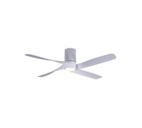 Éco Ventilateur plafond avec Lumière LED & Télécommande Riviera Blanc 28 x 132cm