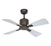 Ventilateur de plafond Eco Neo III 92 BZ Wenge / Gris argent CasaFan