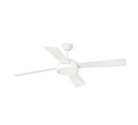 Éco Ventilateur plafond avec Télécommande Hydra Blanc Ventilateur avec Lampe LED [EEK: F]