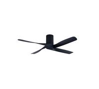 Éco Ventilateur plafond avec Télécommande Riviera Noir 132 cm Ventilateur Bas