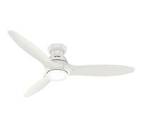 Éco Ventilateur plafond Lumière LED Calabasas BAS Blanc Télécommande Silencieux