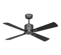 Éco Ventilateur plafond Télécommande DC Fan Smart NEO 103cm Basalte Noir Teck