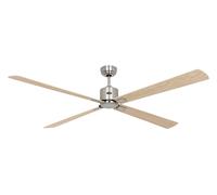 CasaFan ECO NEO III 180 Ventilateur de plafond WiFi économe en énergie et silencieux avec pales en bois de qualité supérieure, 6 vitesses avec télécommande, pour pièces jusqu'à 45 m² et inclinaisons